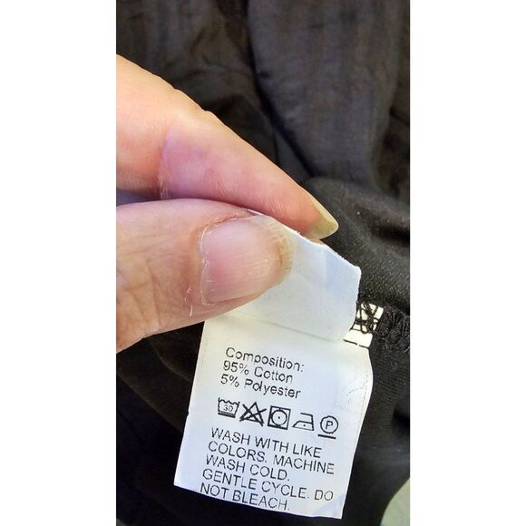 Ruffle Sleeve Sweetheart Tie Neckline Black on Black Striped Mini Dresses Sz S - Picture 4 of 6